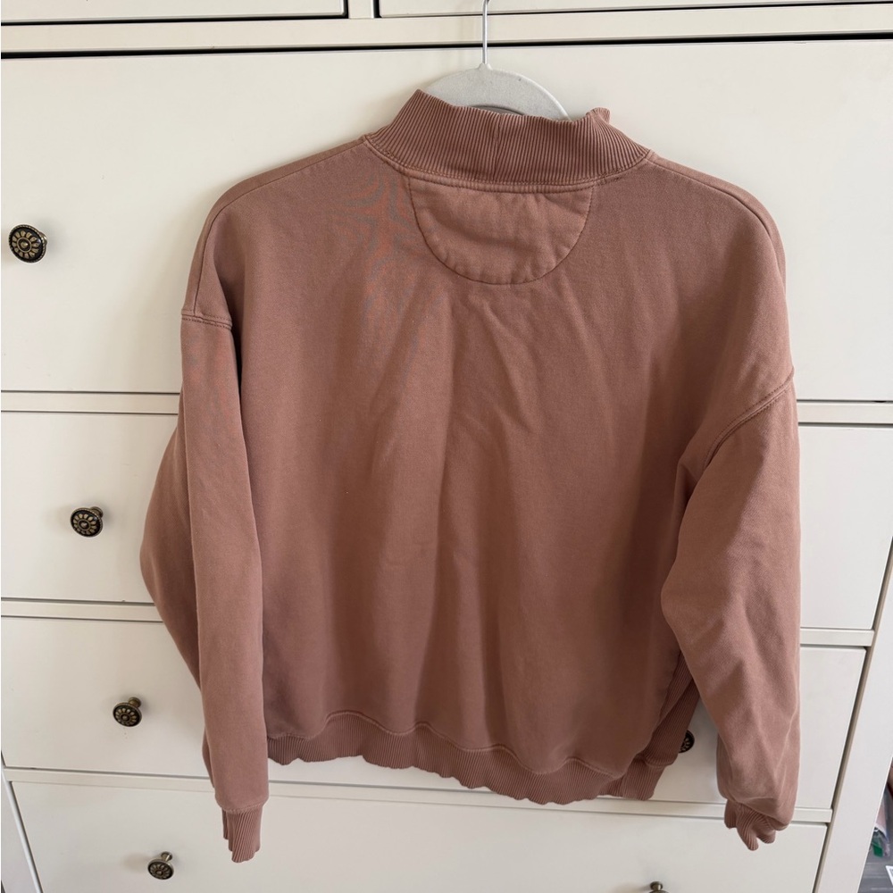 American Eagle Bear Graphic Mock Neck Sweatshirt - Picture 4 of 5